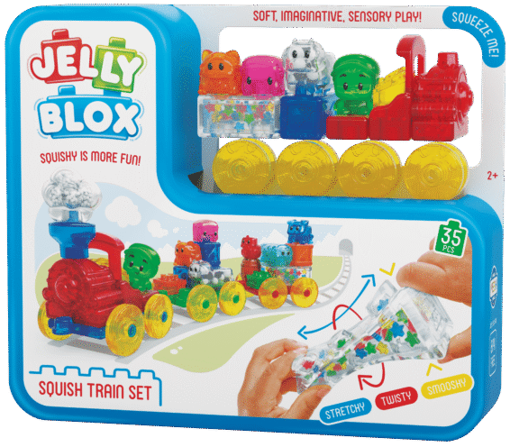 Jelly Blox - Squish Train Set (12L)
