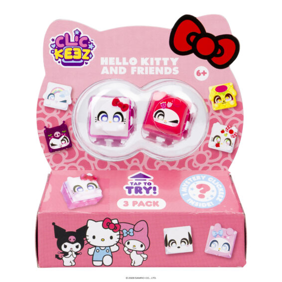 Clickeez Hello Kitty & Friends - 3-Pack CDU (12L)