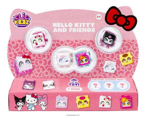 AKEN_937707.0_Clickeez_HelloKitty_7_Pack_12L_F Clickeez Hello Kitty & Friends - 7-Pack (12L)