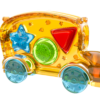 Bus with extruded shapes V3 Lil' Jellies - Jelly Bus (12L)