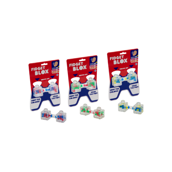 Fidget Blox Wave 2 Asst CDU (3) Fidget Blox - Wave 2 Asst CDU (10pc) (12L)