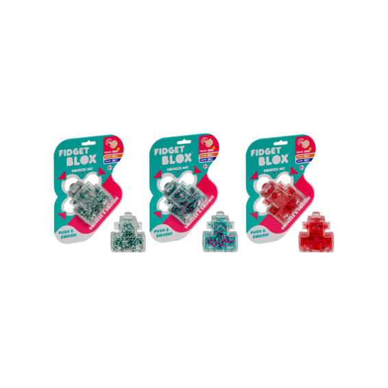 Fidget Blox Wave 2 Asst CDU (5) Fidget Blox - Wave 2 Asst CDU (10pc) (12L)