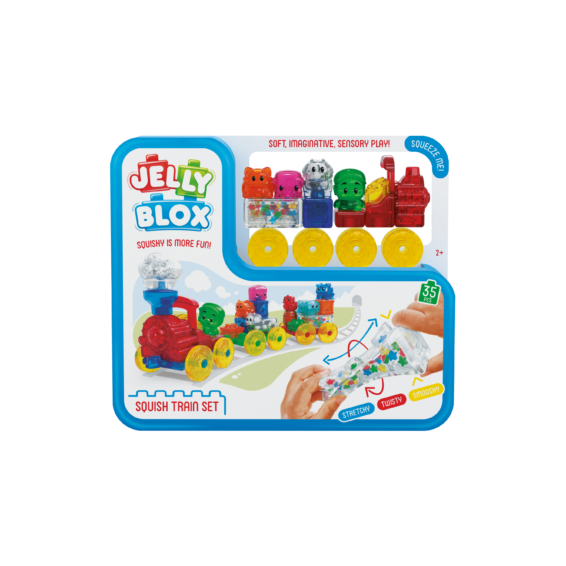 Jelly Blox - Squish Train Set (12L)