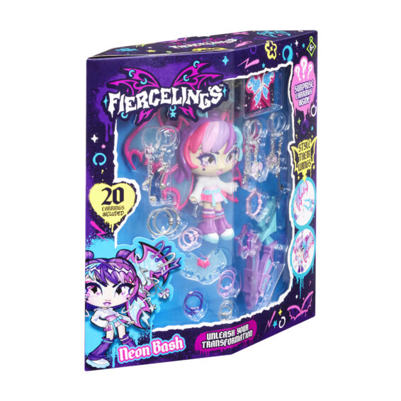 AKEN_937440.0_Fiercelings_Neon_Bash_Keychain_12L_L Fiercelings Neon Bash Keychain